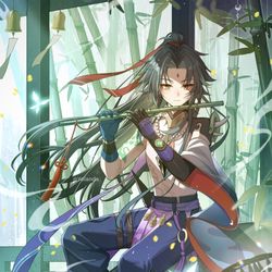 This is a pixiv picture whose title is xiao.