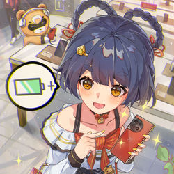 This is a pixiv picture whose title is OnePlus* Xiangling.