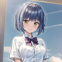 This is a pixiv picture whose title is JKラクガキ.