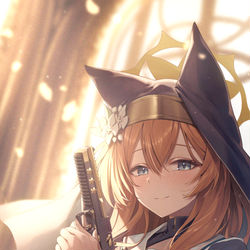 This is a pixiv picture whose title is 祈るように.
