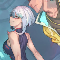 This is a pixiv picture whose title is Lucy.