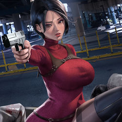This is a pixiv picture whose title is Ada Wong.