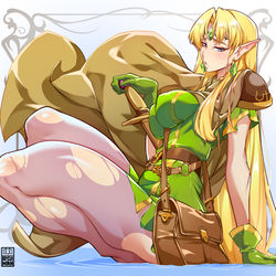 This is a pixiv picture whose title is Elf Lucia - D&D Arcade.