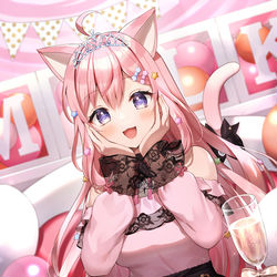 This is a pixiv picture whose title is 🥂.