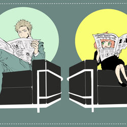 This is a pixiv picture whose title is 【SPY×FAMILY】ツイログ　EP2【ロイヨル】.