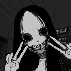 This is a pixiv picture whose title is 心霊写真へたくそ選手権.
