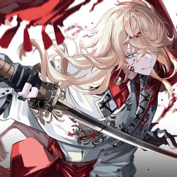 This is a pixiv picture whose title is 一文字則宗.