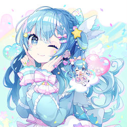 This is a pixiv picture whose title is スーパーアイドル☆コメットちゃん.