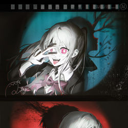This is a pixiv picture whose title is 【前世、今生】.