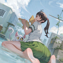 This is a pixiv picture whose title is 草太先生？你？.