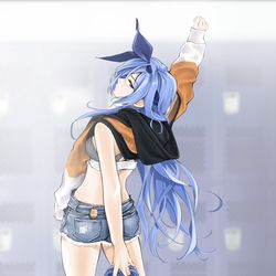 This is a pixiv picture whose title is locker room.