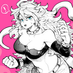 This is a pixiv picture whose title is ２１号！.