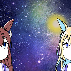 This is a pixiv picture whose title is 宇宙.