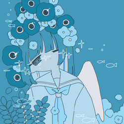This is a pixiv picture whose title is 終わり。.