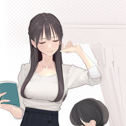 This is a pixiv picture whose title is すけべ家庭教師.