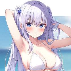 This is a pixiv picture whose title is ビキニの涼ちゃん.