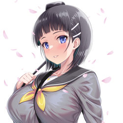 This is a pixiv picture whose title is JC制服直葉ちゃん.