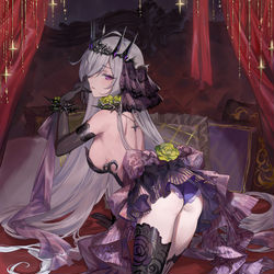 This is a pixiv picture whose title is 【仕事絵】エバーテイル　眠れる森の美女 「いばら姫」.