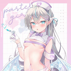 This is a pixiv picture whose title is pastel girl.