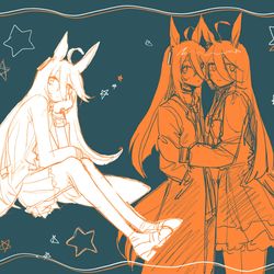 This is a pixiv picture whose title is ウマ娘.