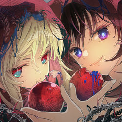 This is a pixiv picture whose title is 交換しましょ？ ～ダークテイルズ・イラストコンテスト～.