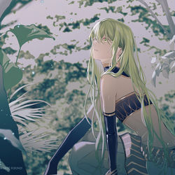 This is a pixiv picture whose title is 夜.