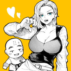 This is a pixiv picture whose title is １８号！.