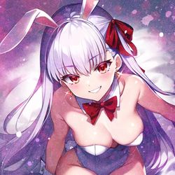 This is a pixiv picture whose title is 白バニーカーマちゃん♡（第二再臨）.