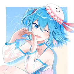 This is a pixiv picture whose title is 海伊.