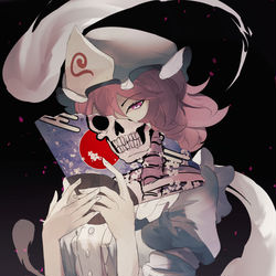 This is a pixiv picture whose title is ghost princess.