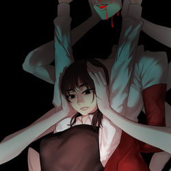 This is a pixiv picture whose title is 目を瞑ってください.