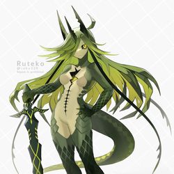 This is a pixiv picture whose title is ナナサ.