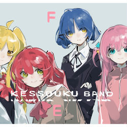 This is a pixiv picture whose title is kessouku band.