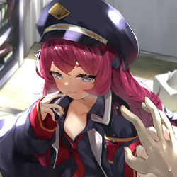 This is a pixiv picture whose title is イロハ「一緒にサボりませんか？・・・先生？」.