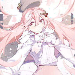 This is a pixiv picture whose title is 桜の味.