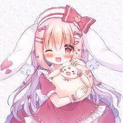 This is a pixiv picture whose title is おめかしさきちゅ🎀FANBOX継続特典(第一弾).