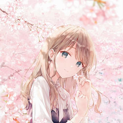This is a pixiv picture whose title is 春.