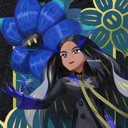 This is a pixiv picture whose title is ポケットモンスターSV　オモダカ　キラフロル　キラーメ.