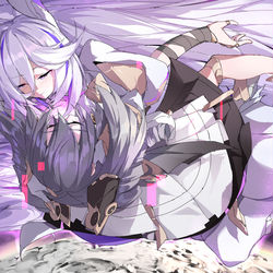 This is a pixiv picture whose title is 一只大白兔！.