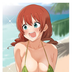This is a pixiv picture whose title is 水着エマちゃん②.