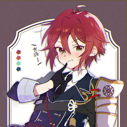This is a pixiv picture whose title is 信濃藤四郎くん.