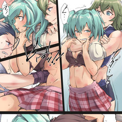This is a pixiv picture whose title is 二人がかりでやっと・・・.