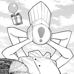 This is a pixiv picture whose title is 落下の悪魔.