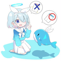 This is a pixiv picture whose title is いいですかクジラさん.