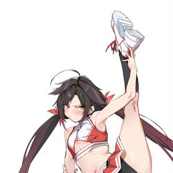This is a pixiv picture whose title is よその子チア服.