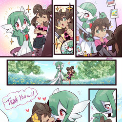 This is a pixiv picture whose title is 【skeb】サーナイト＆サナ.