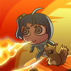 This is a pixiv picture whose title is 焼豚.