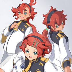 This is a pixiv picture whose title is 水星AGE.