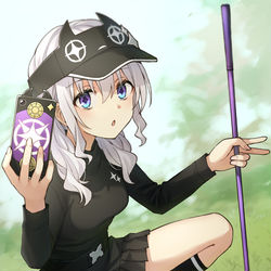 This is a pixiv picture whose title is 【休載のお知らせ】.