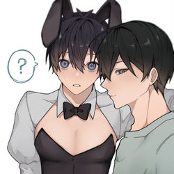 This is a pixiv picture whose title is rnis/バニーisg.